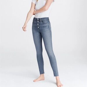 NWOT Rag and Bone Nina High Rise Skinny Jeans in Fire Island